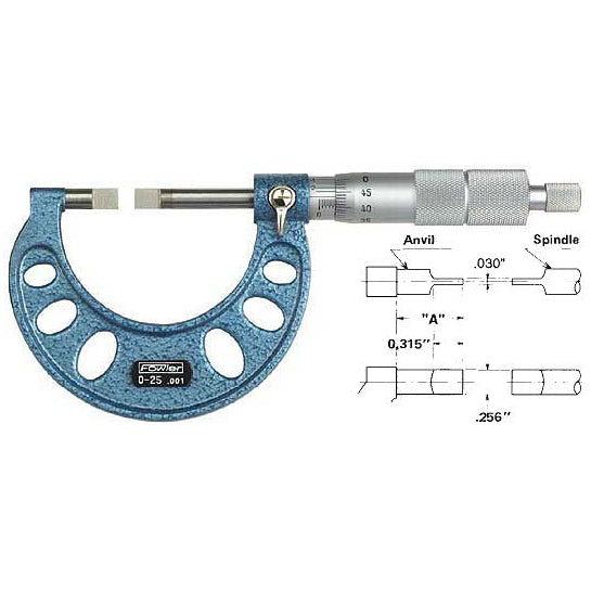 Standard Fowler Micrometers - Blade