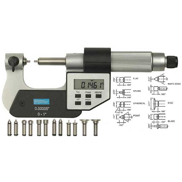 Electronic Fowler Micrometers - Bowers Indicating