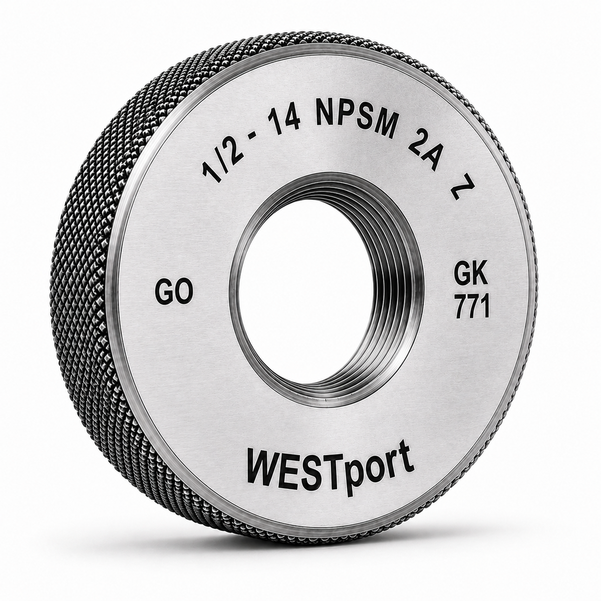 Straight Pipe Thread Ring Gage - NPSM