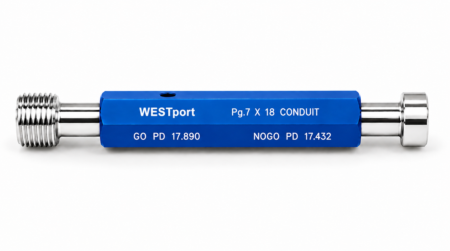 WESTport PG Conduit Thread Plug Gage