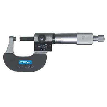 TOOL-A-THON SPECIAL - Fowler Digital Micrometers - 0 - 1 Inch - .0001 Inch - Economy - Ratchet