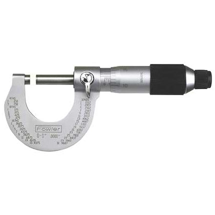 TOOL-A-THON SPECIAL - Fowler Standard Micrometers - 0 - 1 Inch - Inch - .001 Inch - Standard
