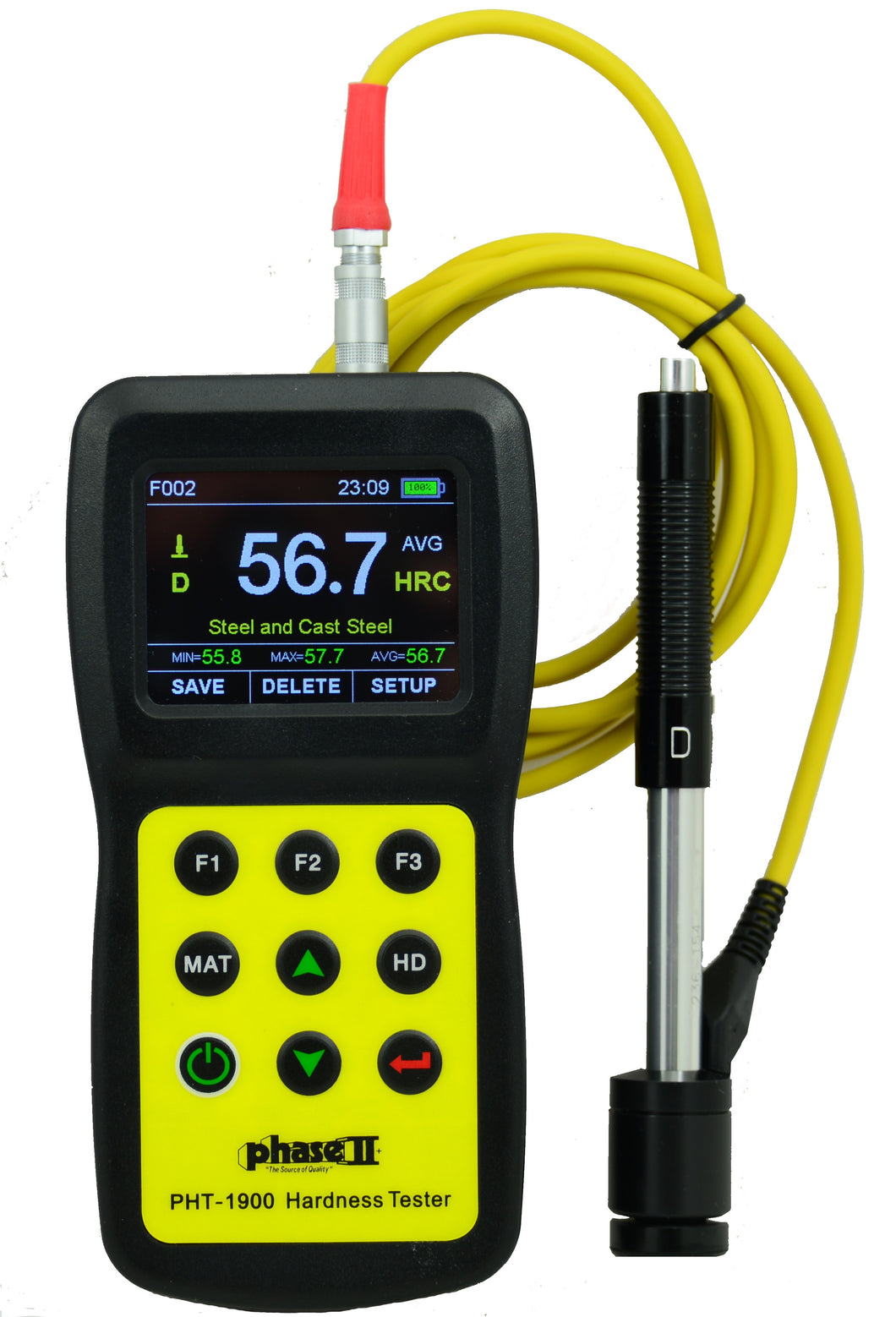 Phase II Portable/Leeb Hardness Tester PHT-1900