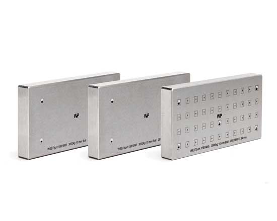 Brinell Test Blocks 1500kg, 400-419