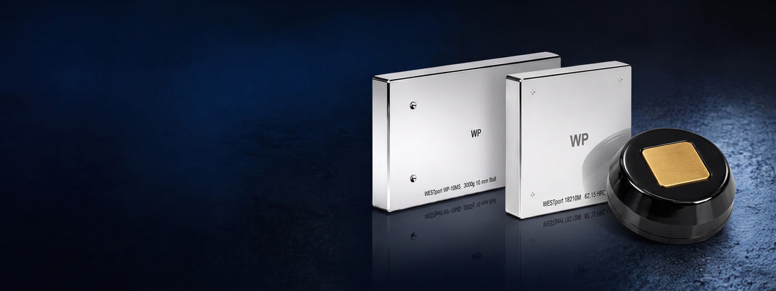 Certified WESTport Brinell, Rockwell and microhardness test blocks