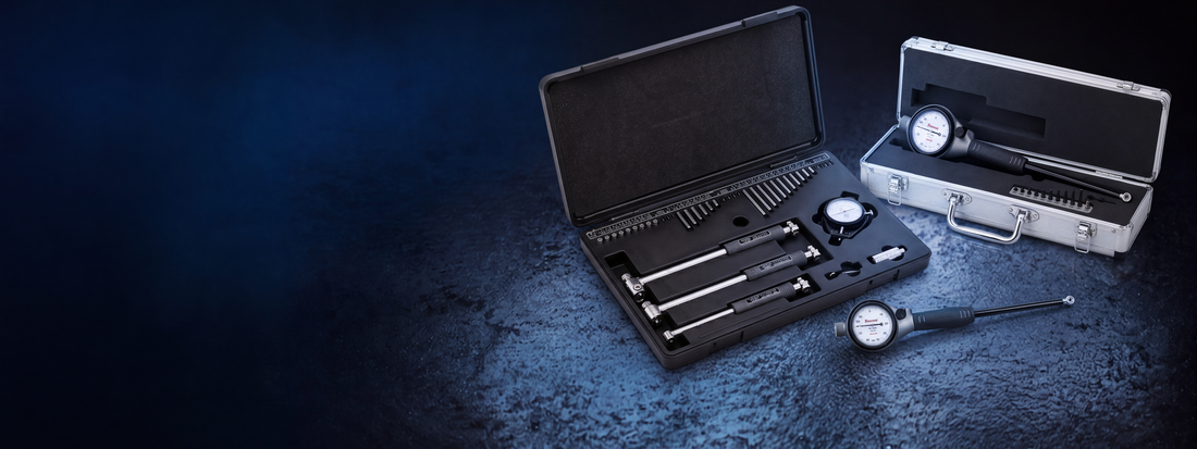 Precision dial bore gages for internal diameter inspection