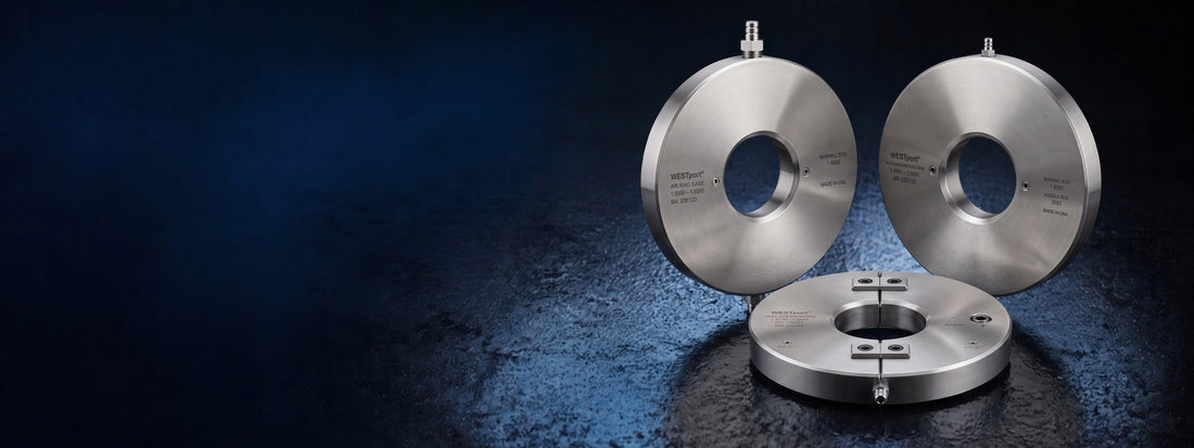 WESTport standard, adjustable and split flanged air ring gages