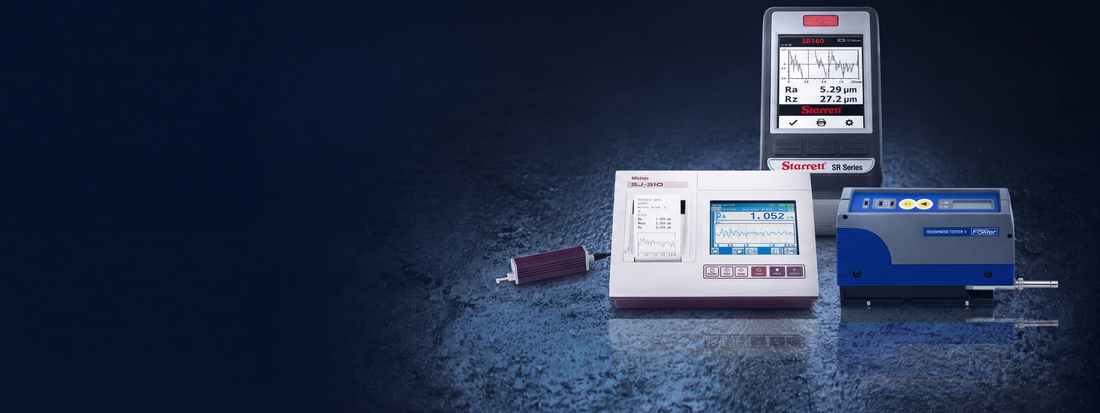 Portable surface roughness testers and profilometers