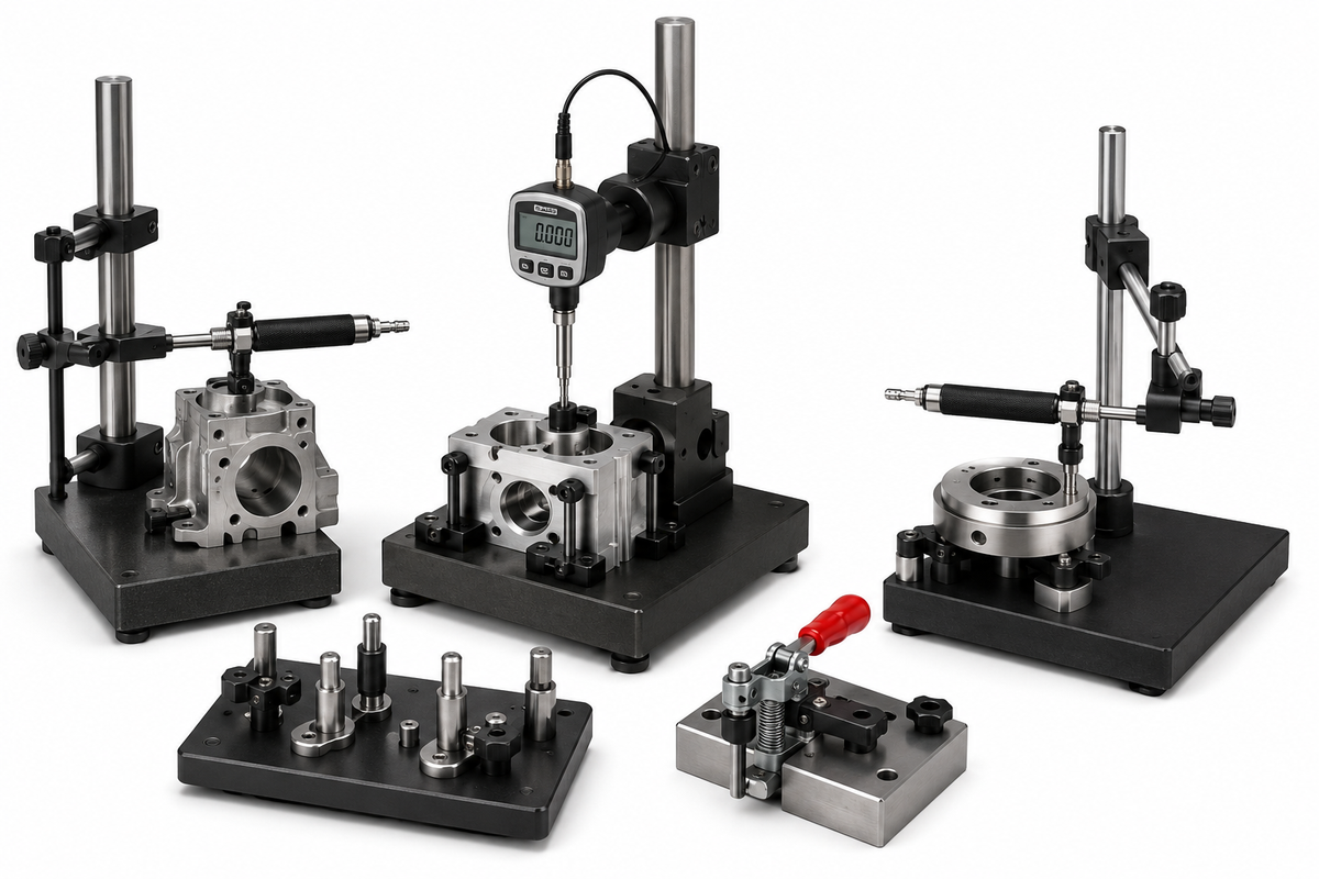 WESTport Air Gaging Stands, Fixtures & Work Holders
