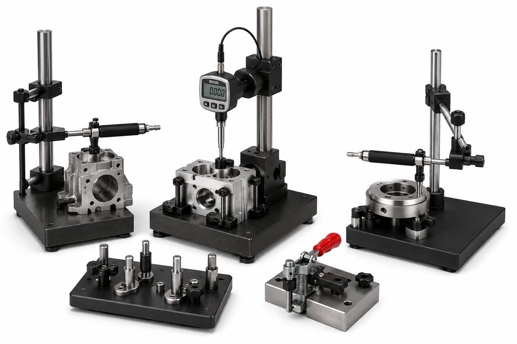 WESTport Air Gaging Stands, Fixtures & Work Holders