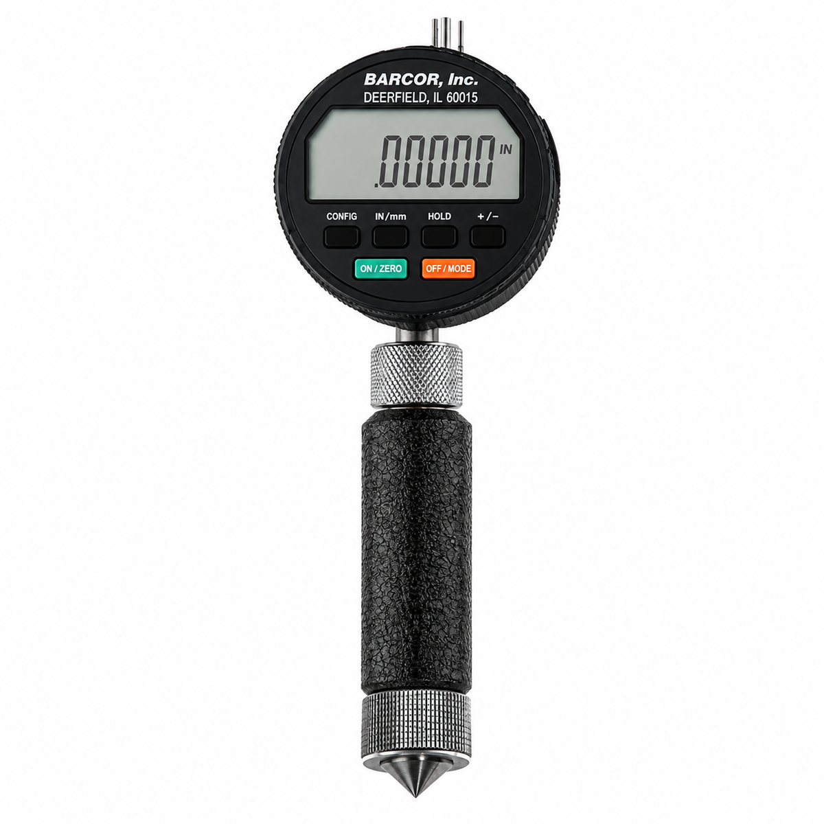 Barcor 82 degree countersink gage shown with its calibrated setting ring