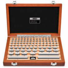 INSIZE 36-piece Grade 0 rectangular steel gage block set, part number 4102-36, compact professional configuration