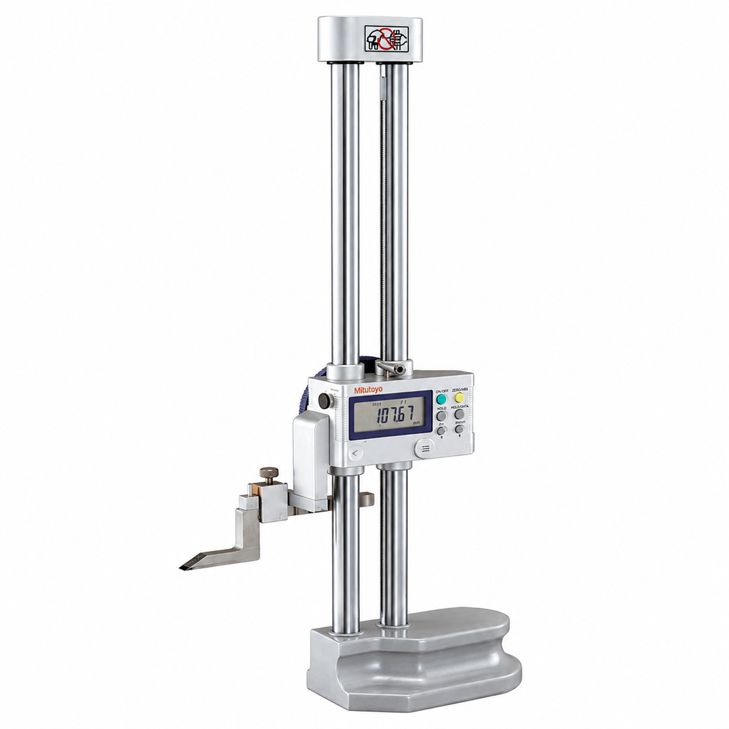 Mitutoyo Digimatic double-column height gage 24 inch, part number 192-632-10, with SPC data output