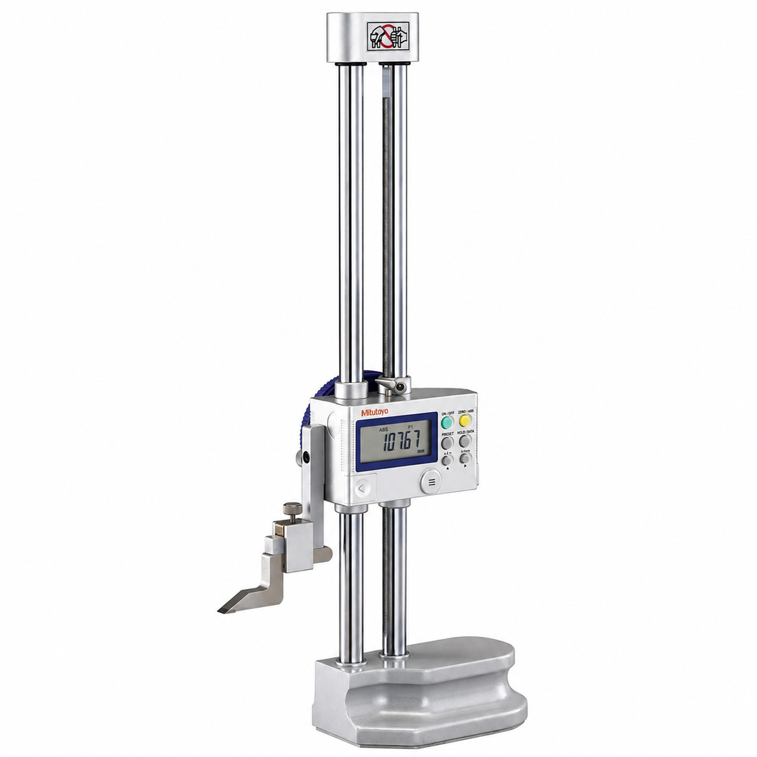 Mitutoyo Digimatic double-column height gage 12 inch, part number 192-630-10, with SPC data output