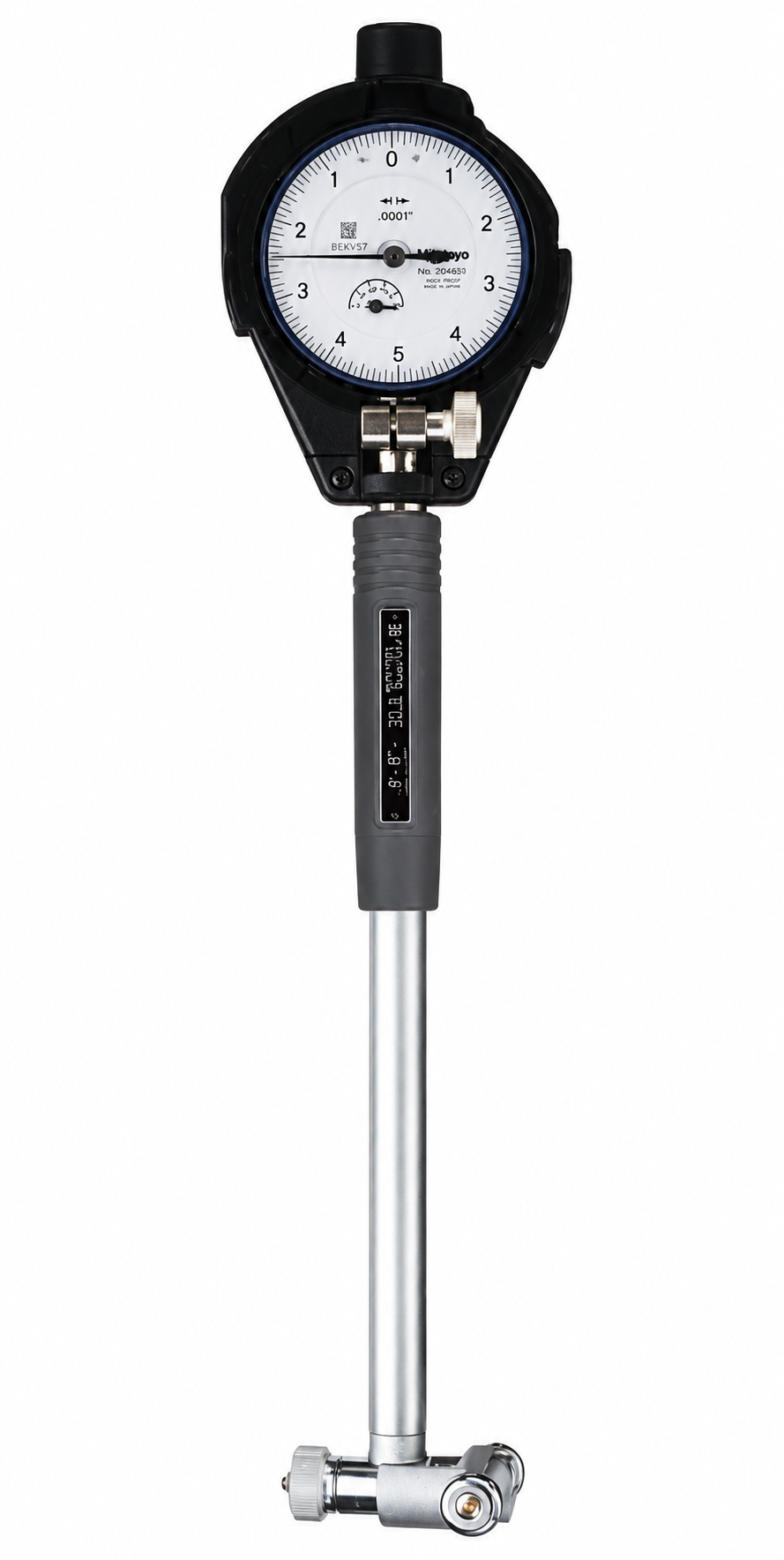 Mitutoyo dial bore gage, 2 inch to 6 inch range, part number 511-753-20, .0001 inch graduation