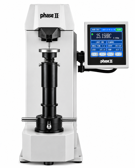 Phase II Digital Rockwell Hardness Tester Model 900-367
