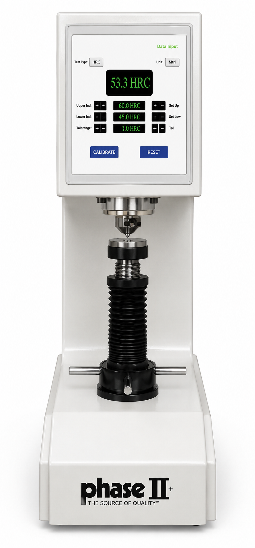 Phase II Digital Rockwell Hardness Tester Model 900-415