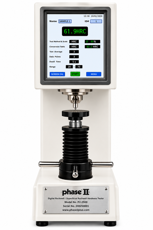 Phase II Digital Twin Rockwell Superficial Hardness Tester Model 900-440