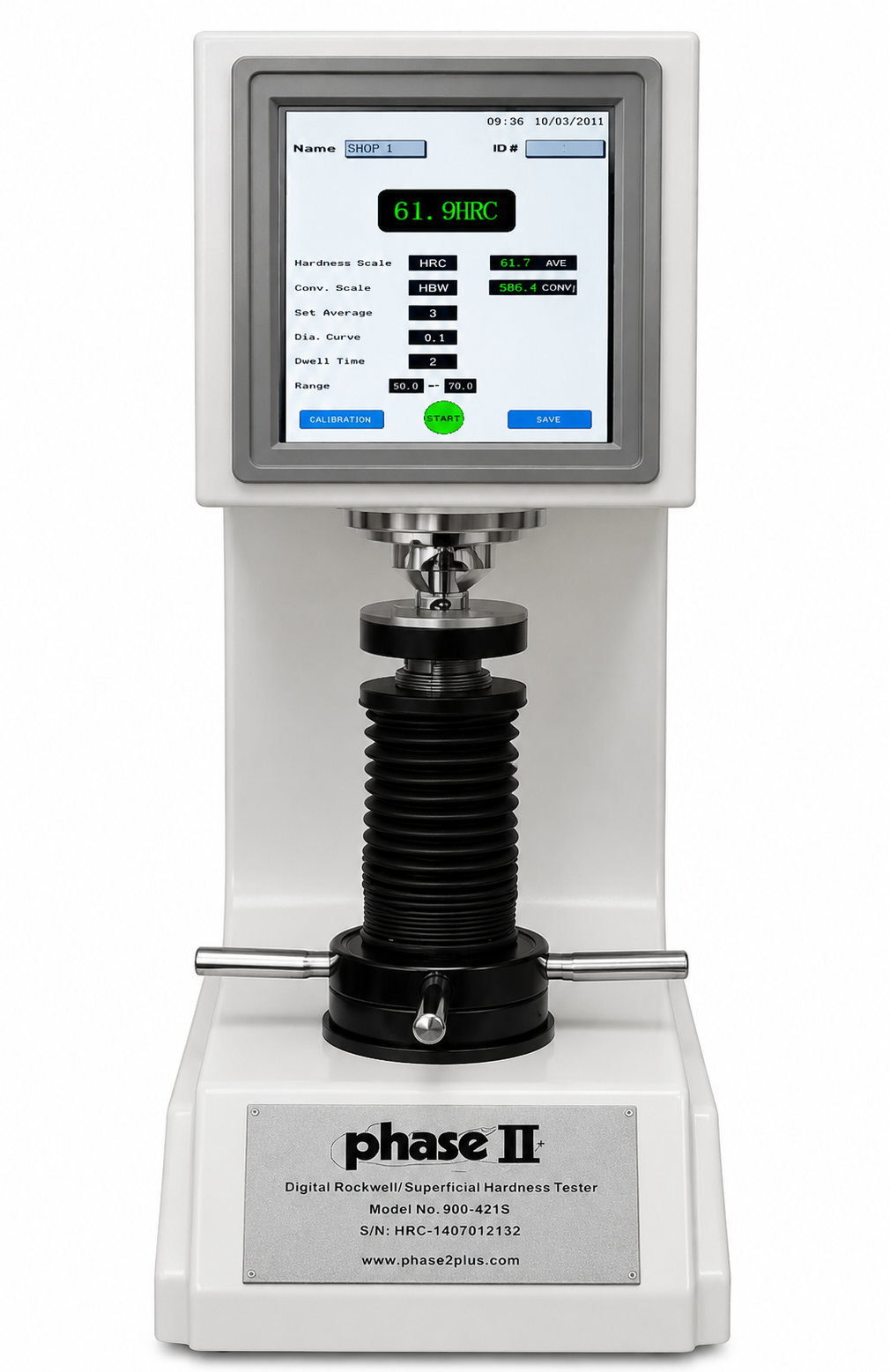 Phase II Superficial Rockwell Hardness Tester Model 900-420