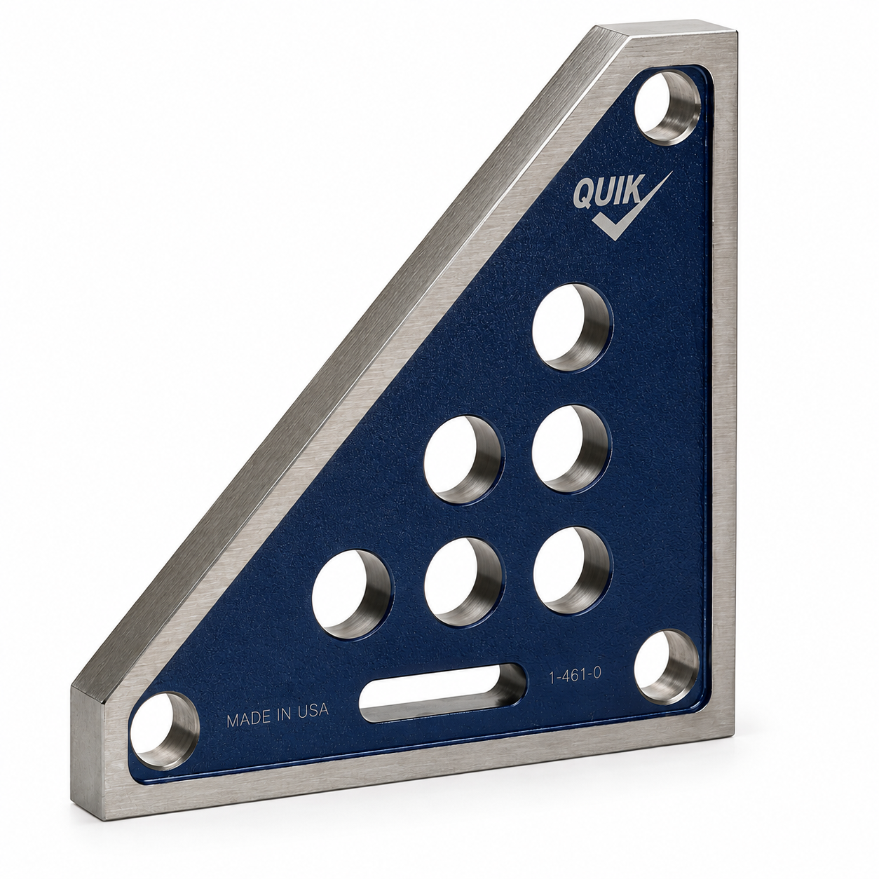 QuikChek CMM master — 440c stainless steel, triangular hole pattern