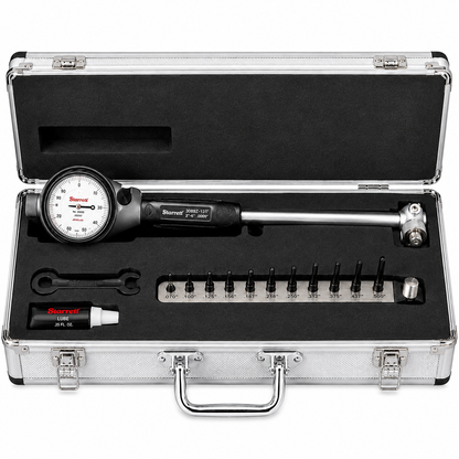 Starrett 3089 dial bore gage, 2 inch to 6 inch range, part number 3089Z-131-26J, with tungsten-carbide contacts