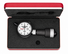 Starrett 684-3Z internal chamfer gage, alternate view showing the three-blade gaging plunger
