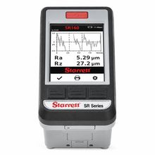 Starrett SR160 portable surface roughness tester, two-piece design with color graphical display