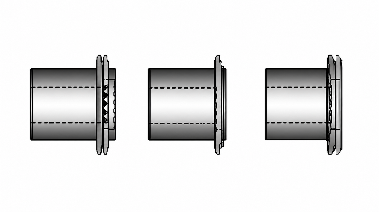 WESTport Tri-Roll Gage Rolls - Type 4 Cone & Vee