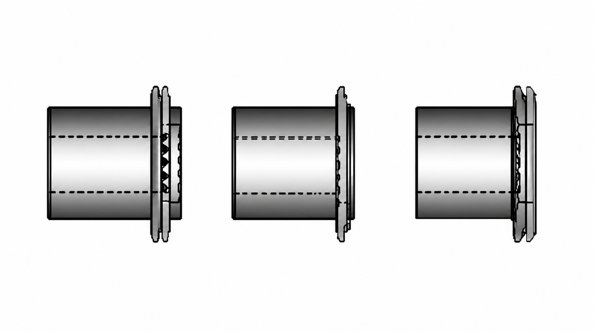 WESTport Tri-Roll Gage Rolls - Type 4 Cone & Vee