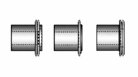 WESTport Tri-Roll Gage Rolls - Type 4 Cone & Vee