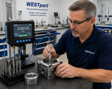 Air probe checking a bore