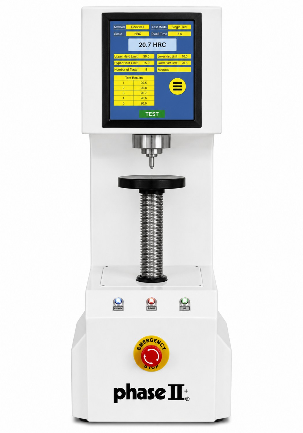 Fully Automatic Twin Rockwell Hardness Tester Phase II - Model 900-444