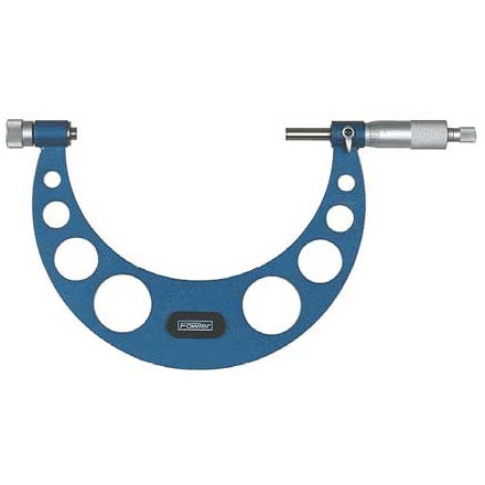 TOOL-A-THON SPECIAL - Fowler Standard Micrometers - 0 - 6 Inch - Inch - .001 Inch - Interchangeable Anvil