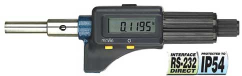 Fowler Electronic Micrometers - 0 - 1 Inch/25mm - Head