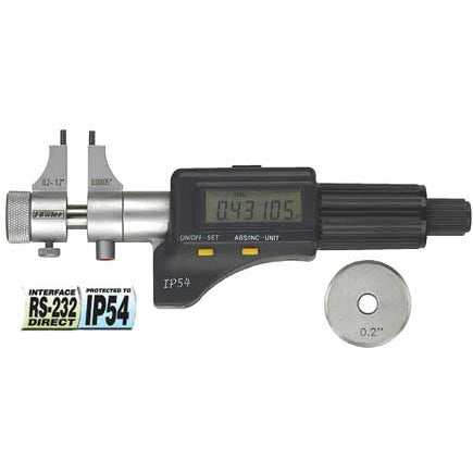 Fowler Electronic Micrometers - 1 - 2 Inch - .00005 Inch/.001mm - Inside - Friction