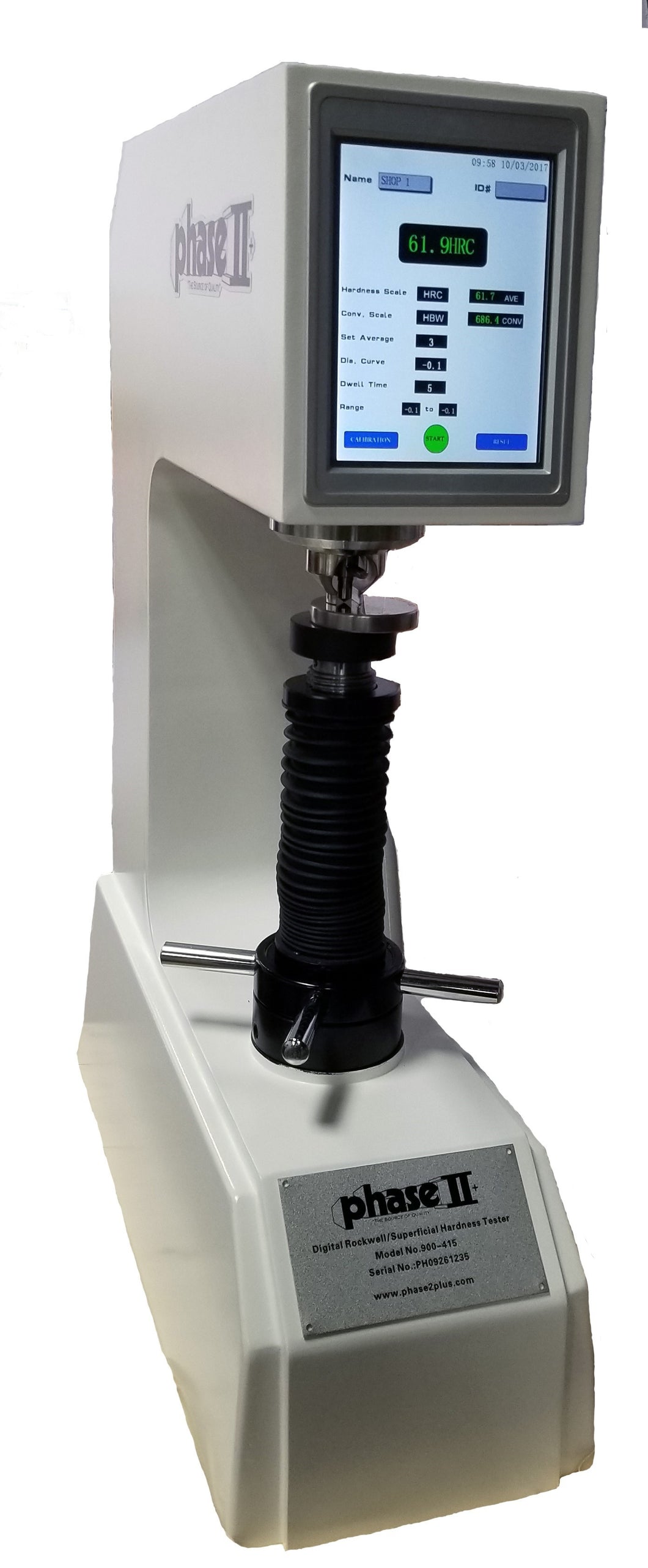 Digital Twin Rockwell Superficial Hardness Tester Phase II Model 900-440