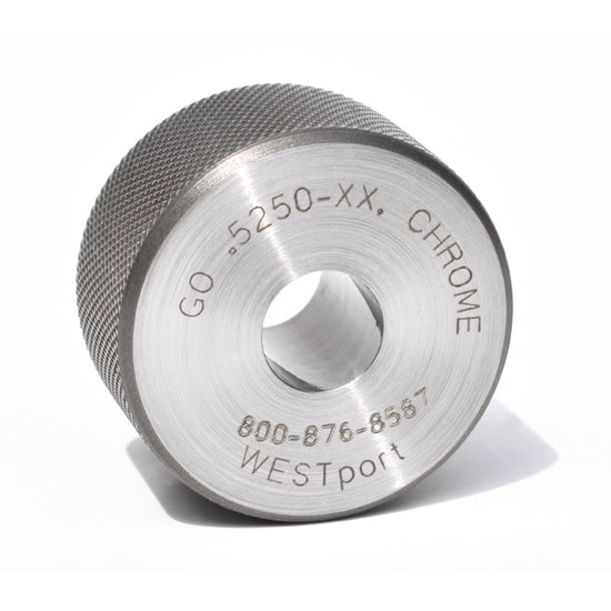 Cylindrical Ring Gage - Chrome - Inch - Chrome - XX - .1501-.230 - GO / NOGO