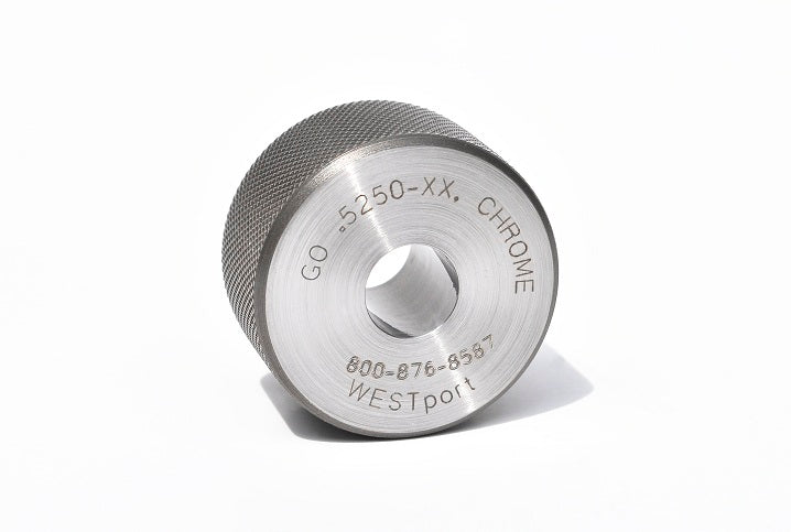 Cylindrical Ring Gage - Chrome - Metric - Chrome - XX - 38.351-51.05 - GO / NOGO