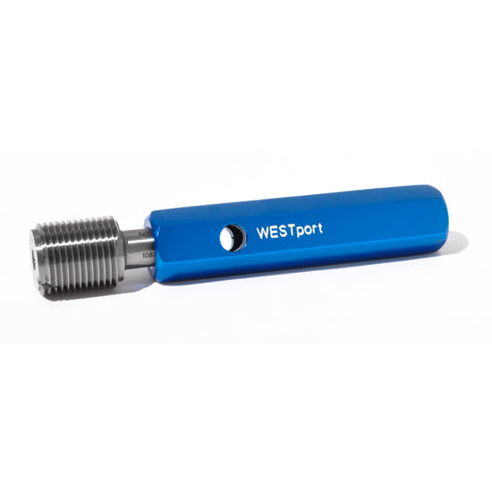 Taperlock Thread Taperlock Thread Plug Gage - 12-24 - Inch - Chrome - GO / NOGO - X ...