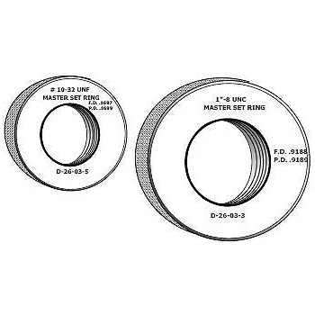 Master Setting Rings - M12 x 1.25 - Metric - 9/16