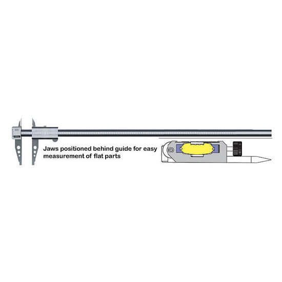 Vernier Fowler Calipers - 24 Inch / 600mm - Ultra-Slite - 4 Inch